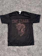 The Clash T-Shirt Large Dragon Joe Strummer Punk Band Tee Shirt Rare