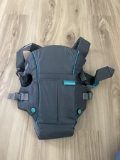 Infantino Carrier Newborn - Dark Grey and Teal 