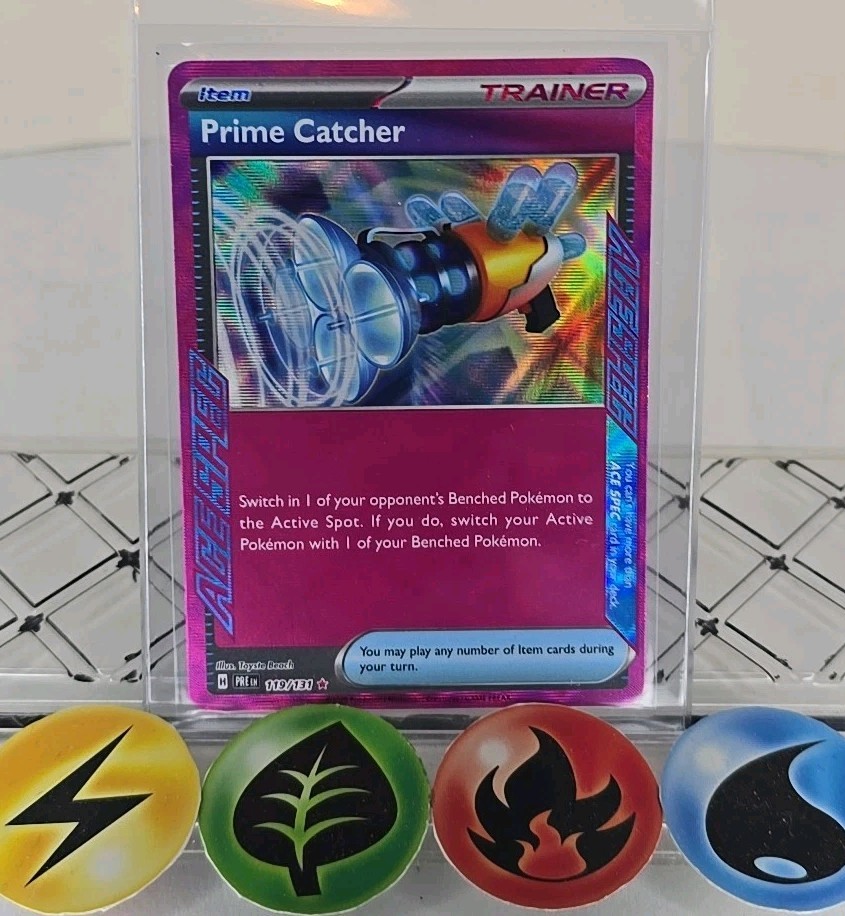 Pokémon TCG Prime Catcher 119/131 Prismatic Evolutions ACE SPEC 2025 NM