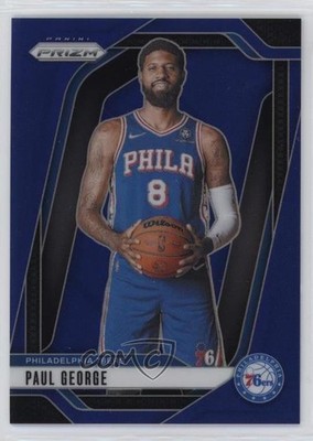 2024-25 Panini Prizm Blue Prizm 70/199 Paul George #50 14mf