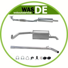 Komplette Auspuffanlage für VW Fox 1.2 5Z1 5Z3 ab 2005 mit Montagesatz