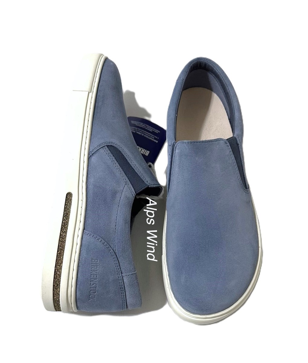 Birkenstock Oswego Suede Leather Shoes Elemental Blue SZ.EU-39 US