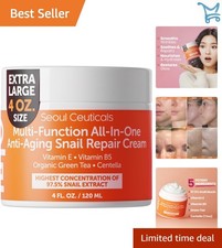 Snail Mucin Moisturizer Cream Korean Skin Care Anti Aging Hydrating Face