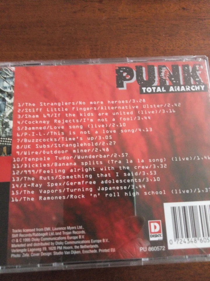 Punk Generation - Total Anarchy - CD (1995) - Bild 2 von 2