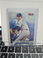 Topps 2025 Bowman's Best Rookie Refractor Roki Sasaki Dodgers #18
