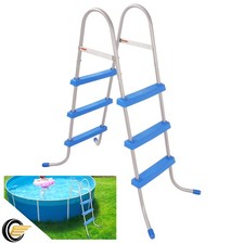 Escalera de piscina de 36" sobre el suelo para entrar y salir piscinas al aire libre