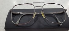 VTG M/C USA VERBATIM 09 AVIATOR Metal Eyeglasses Frames 57-18-140 SILVER TONE