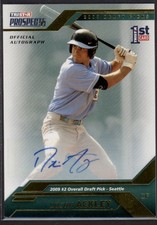2009 Dustin Ackley Tristar Prospects Plus 1st Gold  Auto RC /50 #2 (F1472)