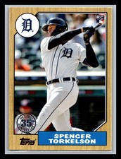 Spencer Torkelson Detroit Tigers #87TBU-20 2022 Topps Update 1987 Baseball 35th