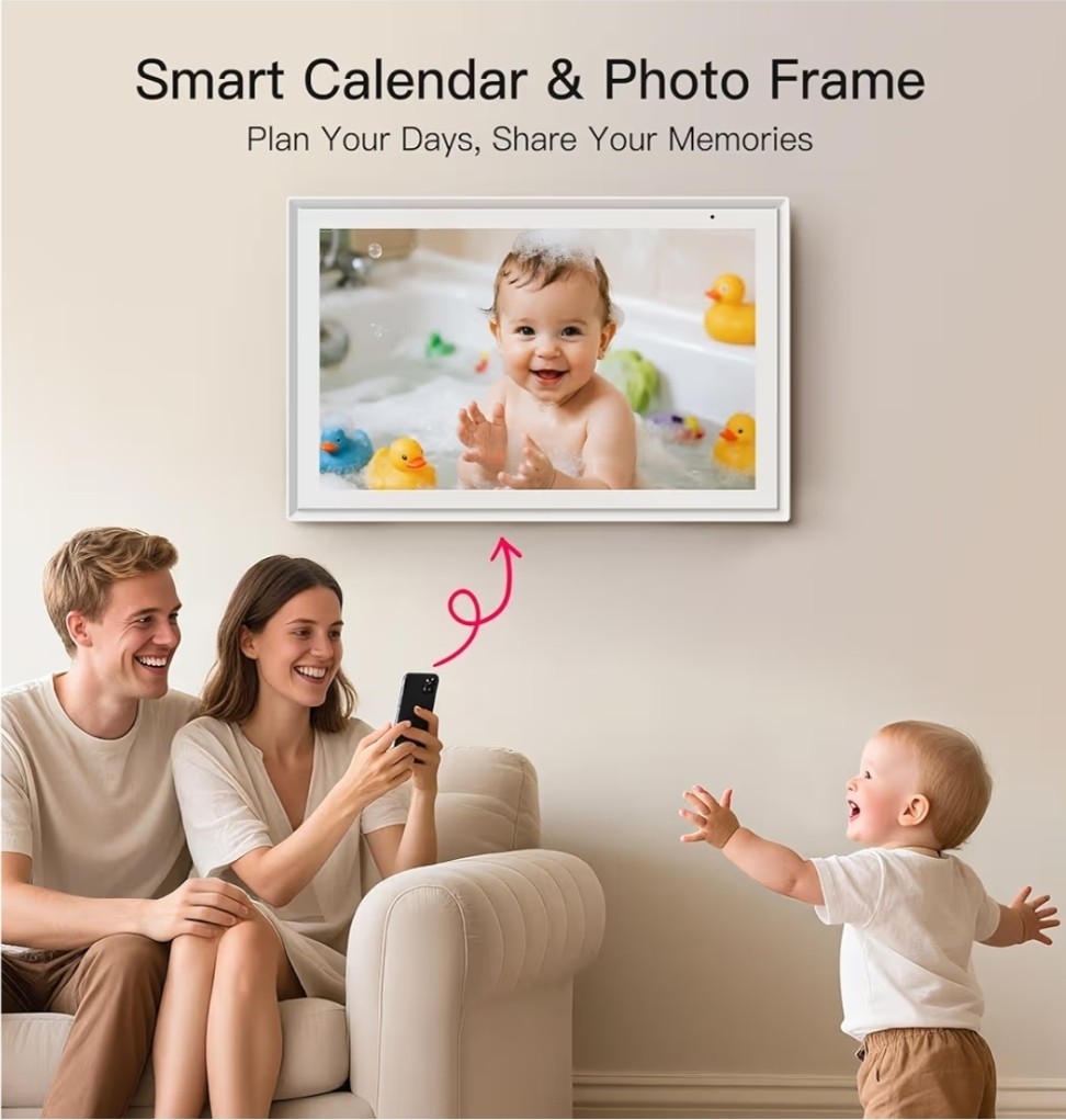 15.6"Digital Calendar, Full HD Touchscreen Smart Planner-with Task & Reward Meal image 6