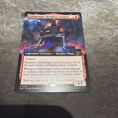 Killmonger, Ruthless Usurper Extended Art Marvel Super Heroes Mtg Nm 0364