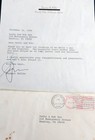 Liberace Autograph-Seymore Heller autograph- License Plate -LV.  Museum Cube Van — photo 8