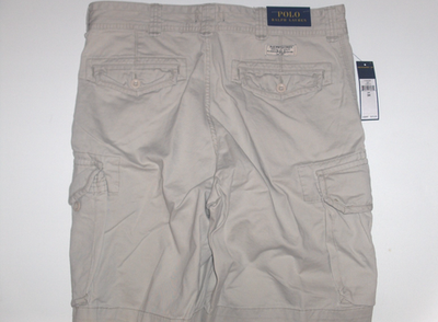 Polo Ralph Lauren Men's Cotton Chino Cargo Shorts Classic Stone