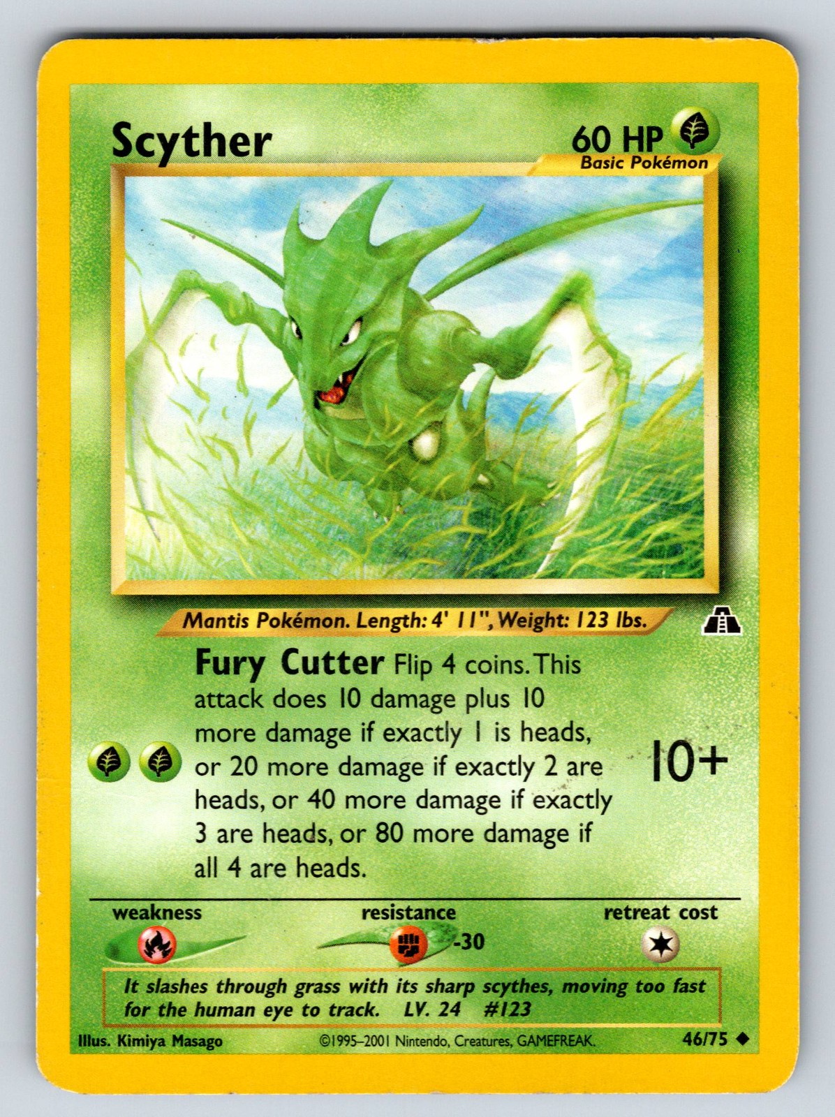 Unlimited Scyther 46/75 Neo Discovery