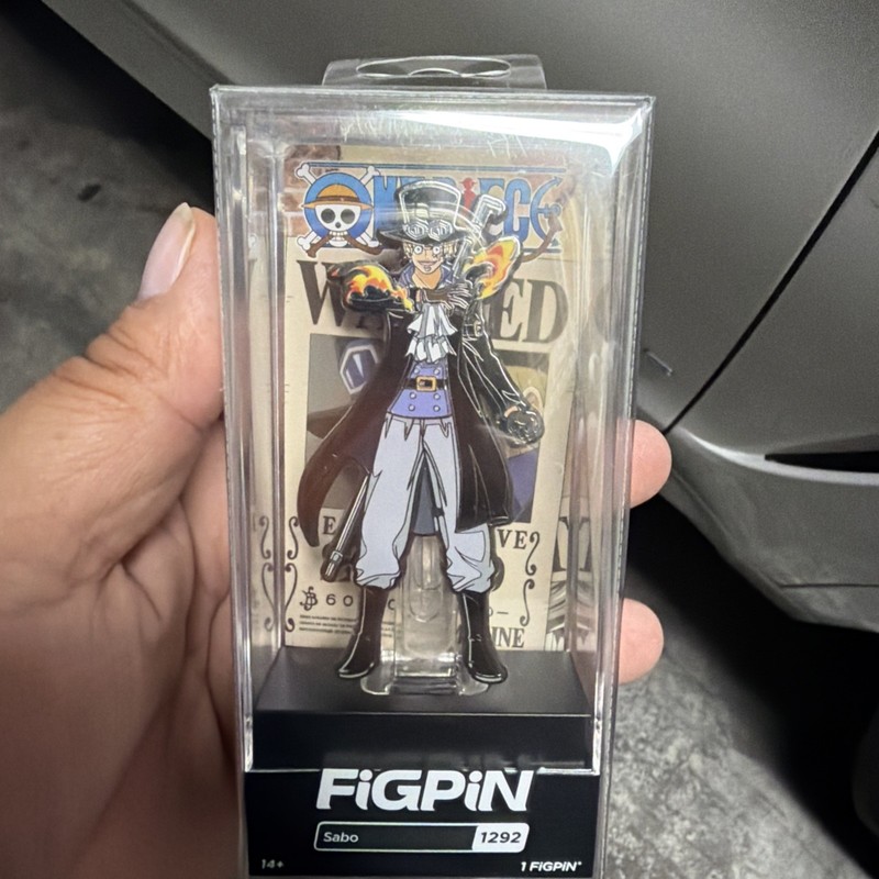 2023 SDCC Exclusive FiGPiN One Piece Flame Emperor SABO LE 1000 (Locked)
