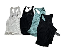 TLF Take Life Further Men’s Drop Tank Tops Stringers Gym Tee Lot Of 4 M Medium