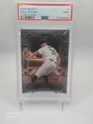2024 Panini Select Concourse #1 Paul Skenes PSA 9