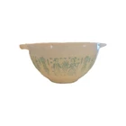 Pyrex 1-1/2 Pt Amish Butterprint Cinderella Bowl 441 Turquoise Blue On White