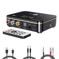 Bluetooth 5.0 Audio Receiver Transmitter 2 in 1 with Remote, Bluetooth Hi-Fi ...
