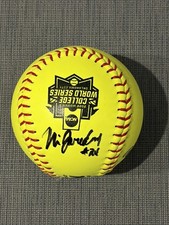 Nijaree Canady Autographed Signed Softball Te...