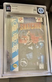 Snatcher Sega CD WATA 8.0 Sealed Konami 1994 Hideo Kojima Cyberpunk Grail