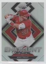 2022 Panini Prizm Emergent Silver Prizm Mike Trout #E-2 o7m