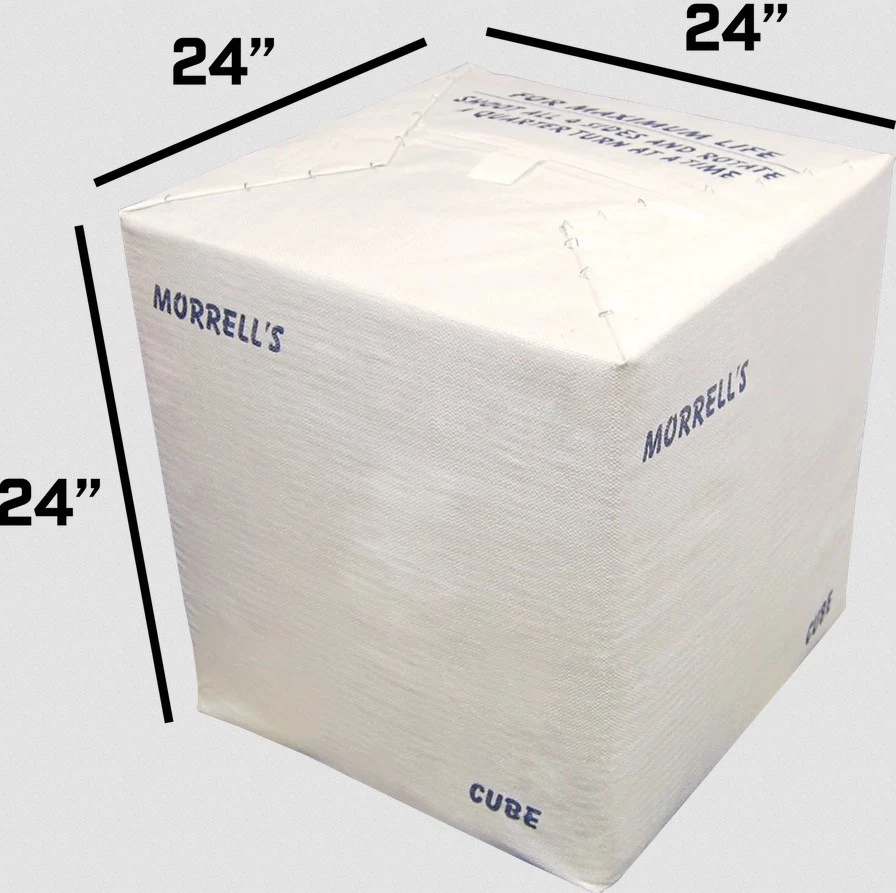 Morrell Cube Archery Target Commercial Indoor Range Field Point Only 24x24x24 - Image 2 of 4