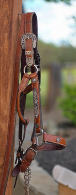 Billy Royal Fleming Sterling Silver Show Halter Horse Size w/ Matching Lead