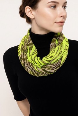 Super fun stunning colors scarf made in Italy  