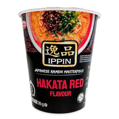 Acecook Ippin Instantnudeln Ramen Tonkotsu Hakata Red Spicy 73g