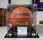Magic Johnson Autographed Spalding Basketball PSA/DNA COA Authenticated Lakers
