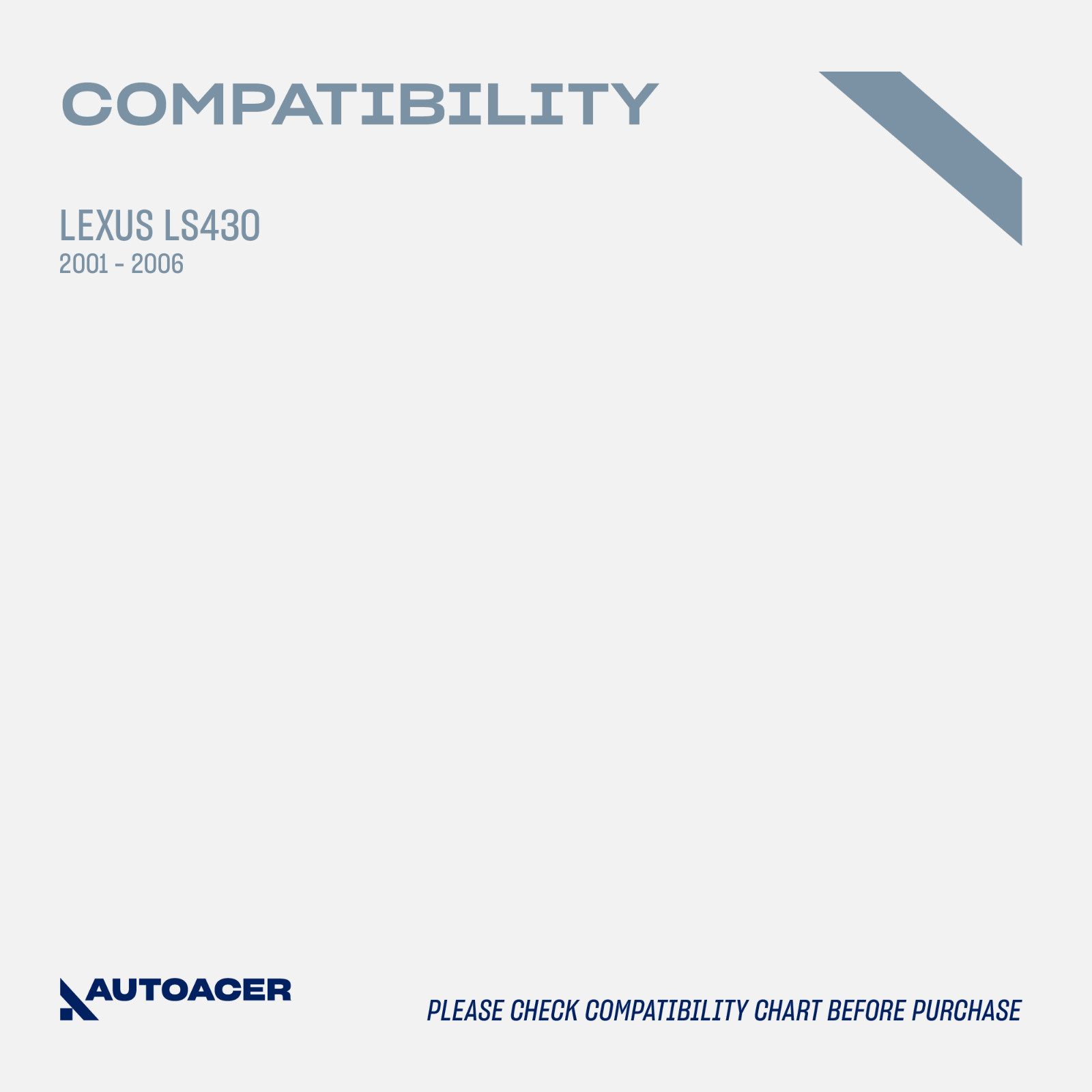 AUTOACER -2p 렉서스 LS430 01-06용 전면 하부 컨트롤 암 부싱(브래킷 포함) 5