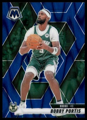 2024-25 Panini Mosaic #172 Bobby Portis Blue Wave Mosaic /149