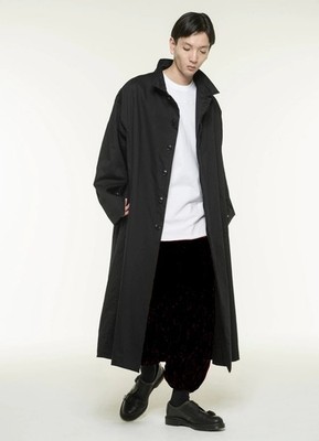 Yohji Yamamoto S'YTE Black Long Wide Urban Trench Coat | eBay