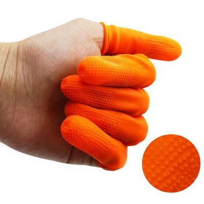 Latex Finger Handschuhe Set rutschfest Einweg 100-teilig