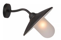 Wandleuchte Blendarm Glas Metall Rostbraun IP44 HaustüR E27 AußEn Wandlampe