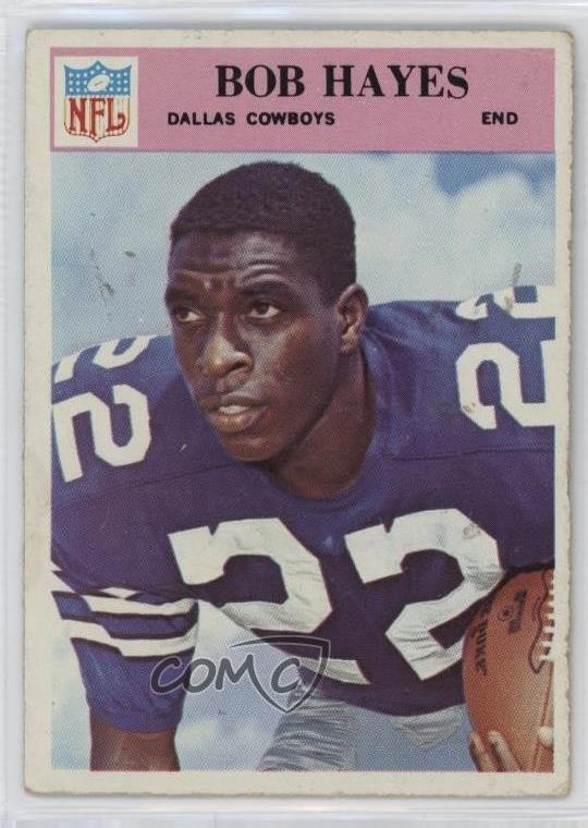 1966 Philadelphia Bob Hayes #58 Rookie RC HOF uk2