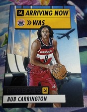 2024-25 Panini Nba Hoops - Arriving Now Bub Carrington #21 Holo (RC)