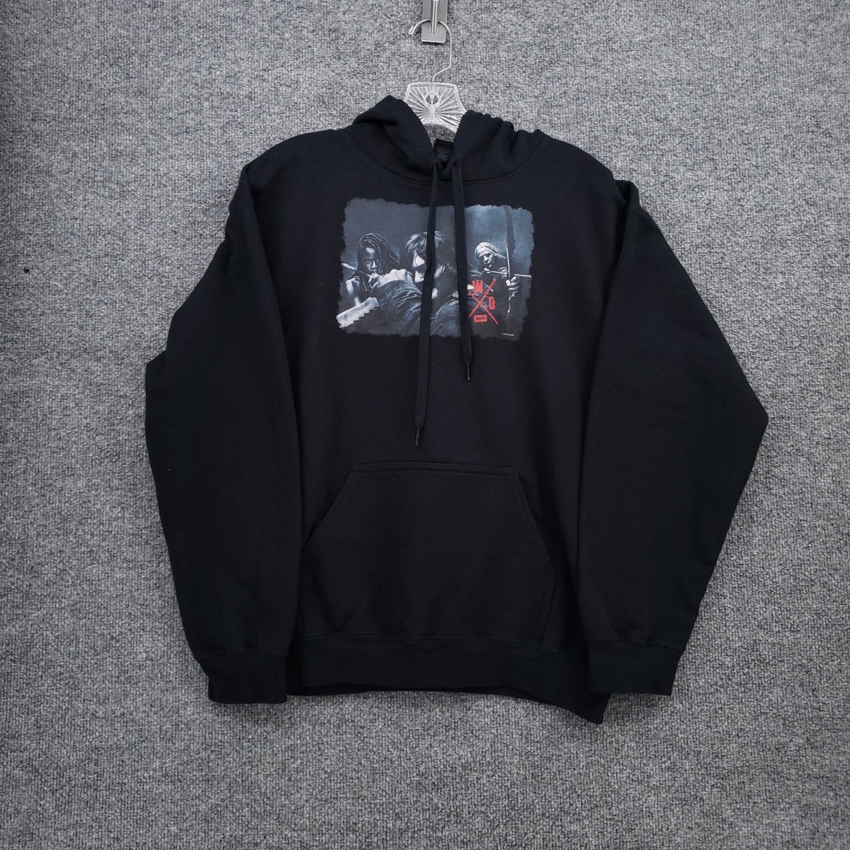 The Walking Dead Season 10 AMC Hoodie Mens Medium Black Gildan