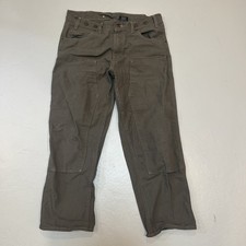 PRSN BLU Prison Blues Double Knee Workwear W36 L29 USA Made Canvas Carpenter Y2K