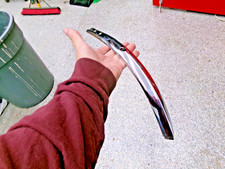 Nos 1941 Dodge Hood Molding Ornament Base Stainless Trim Nos 1941 Dodge Hood Molding Ornament Base Stainless Trim