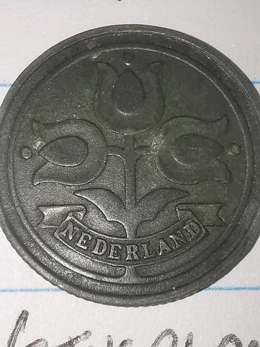 2. Weltkrieg Deutsche Besatzungsmünzen 5 Münzen inkl. 2 Niederlande Reichspfennig - Bild 11 von 11