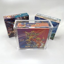 Japanese Pokemon Booster Box Case MAGNETIC ACRYLIC Protector 99 UV Rejection