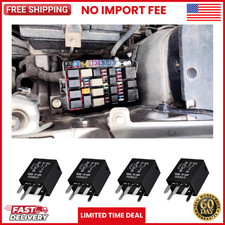 Auto Fuel Pump Relay 5-pin SPDT Multi-Purpose 12v 30A Starter Relay for 4PCS