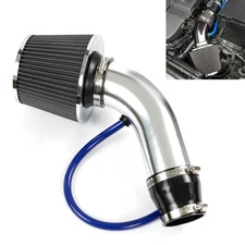 3"/76mm Car Cold Air Intake Filter Induction Kit Pipe Power Flow Hose System Kit