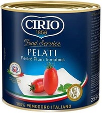 Cirio Pelato Peeled Plum Tomatoes 2500g Italian Tomatoes in Juice