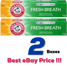 2 Arm & Hammer Toothpaste Advance White Fresh Breath WINTER MINT 6oz RARE OOP