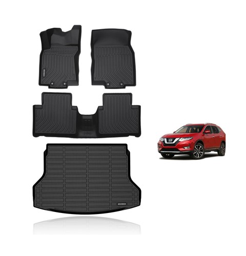 KELCSEECS Floor Mats & Cargo Liner for 2014 2015 2016 2017 2018 2019 2020 Nis...