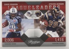 2010 Playoff Prestige League Leaders Chris Johnson Steven Jackson #6 y0i