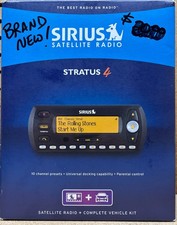 Sirius Stratus 4 Satellite Radio Comp Vehicle Kit SV4TK1 Open Box Stella Decal